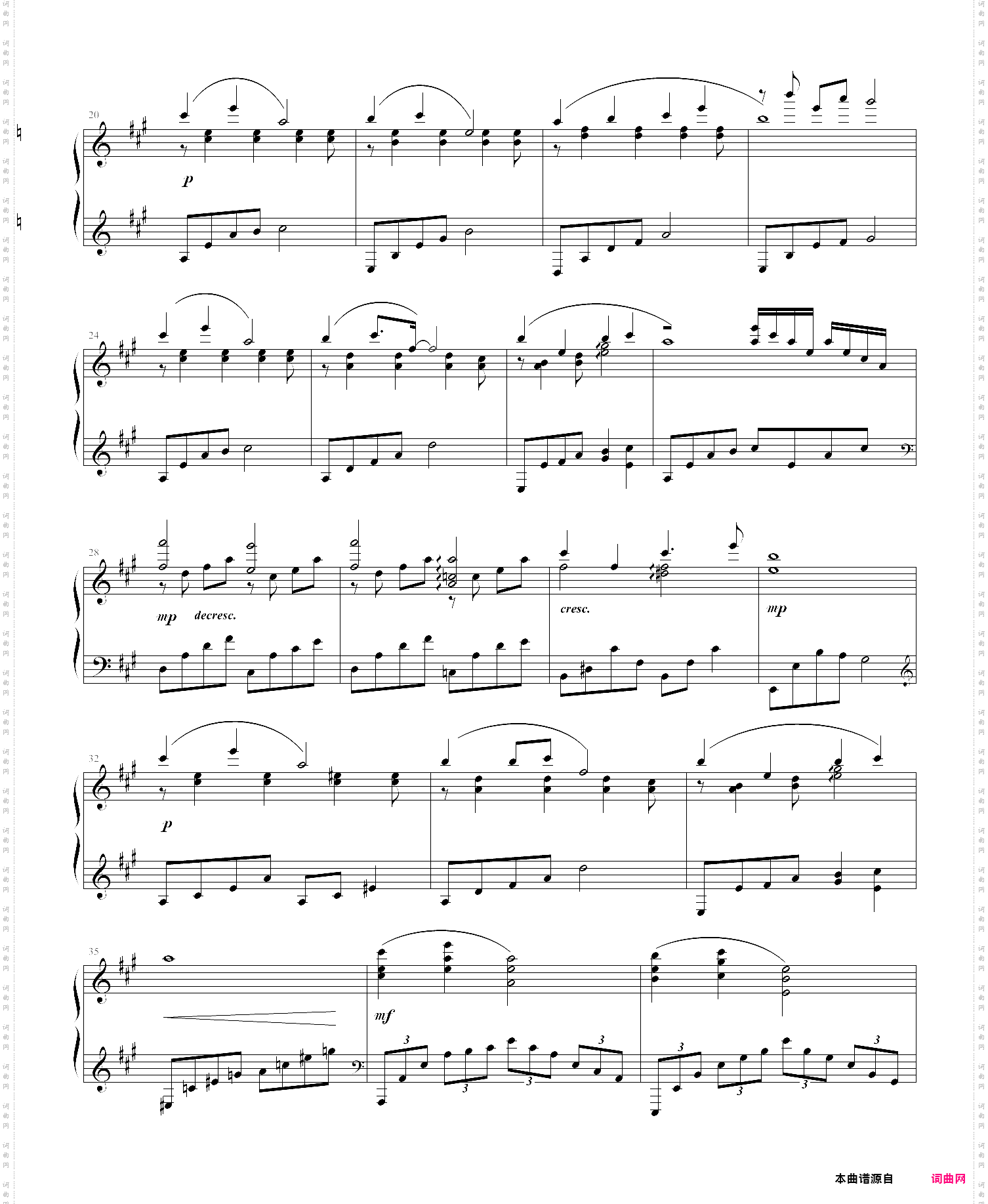 《你和我》完美钢琴演奏版-musicfish版