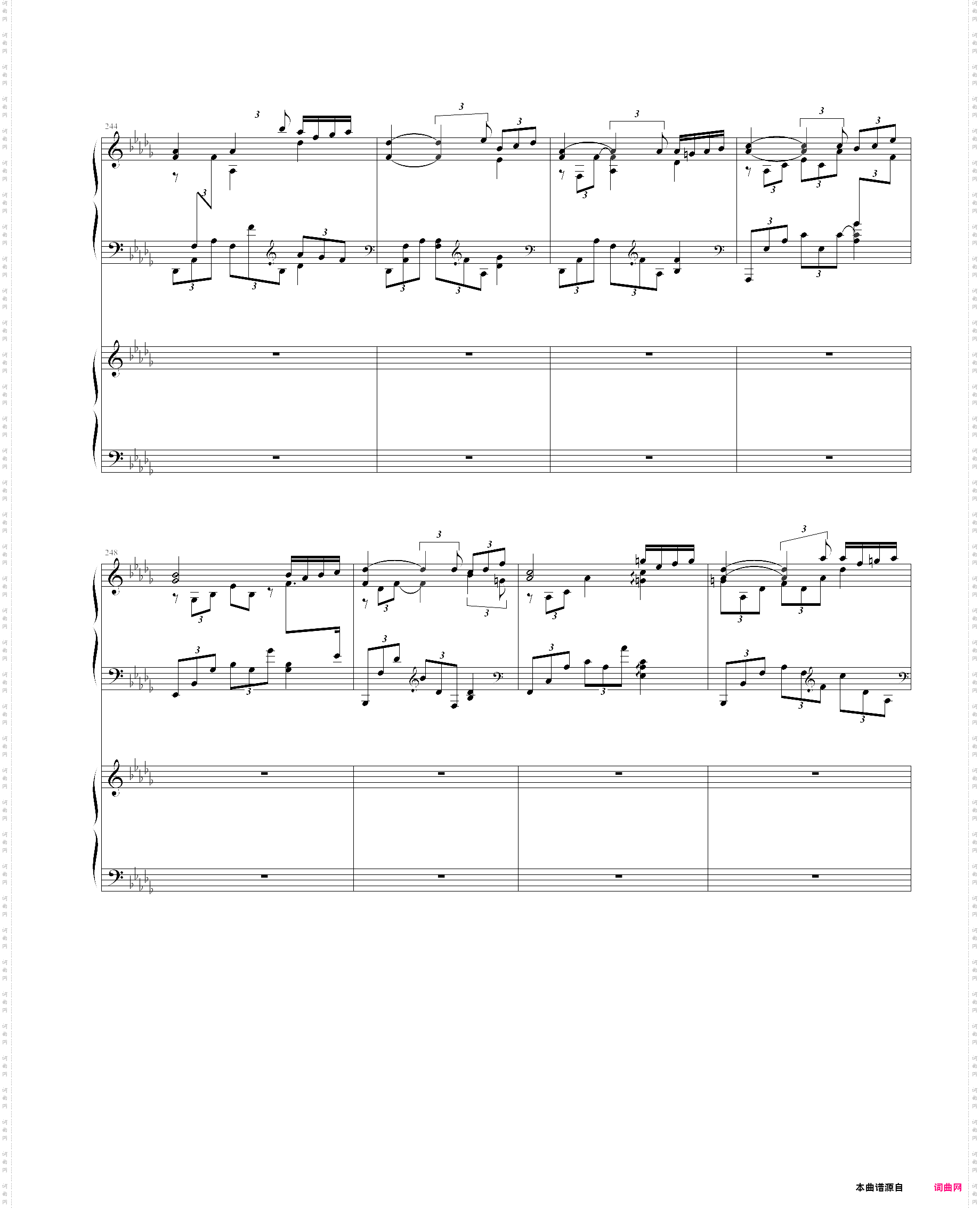 帕格尼尼主题狂想曲11~18变奏