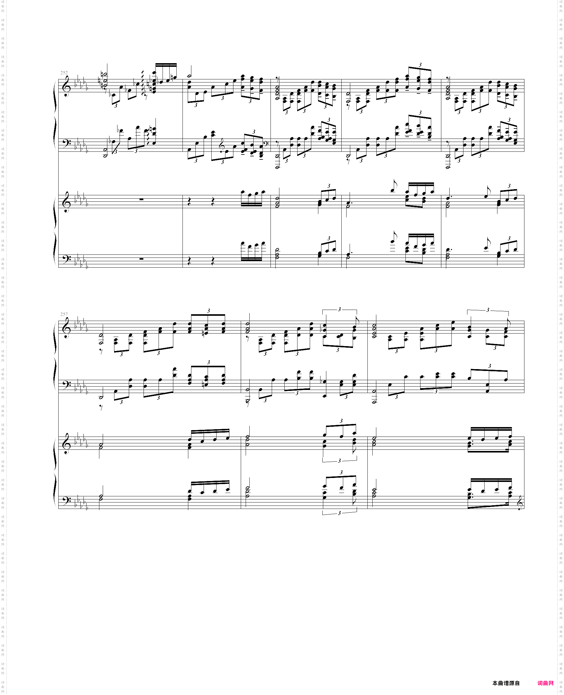 帕格尼尼主题狂想曲11~18变奏