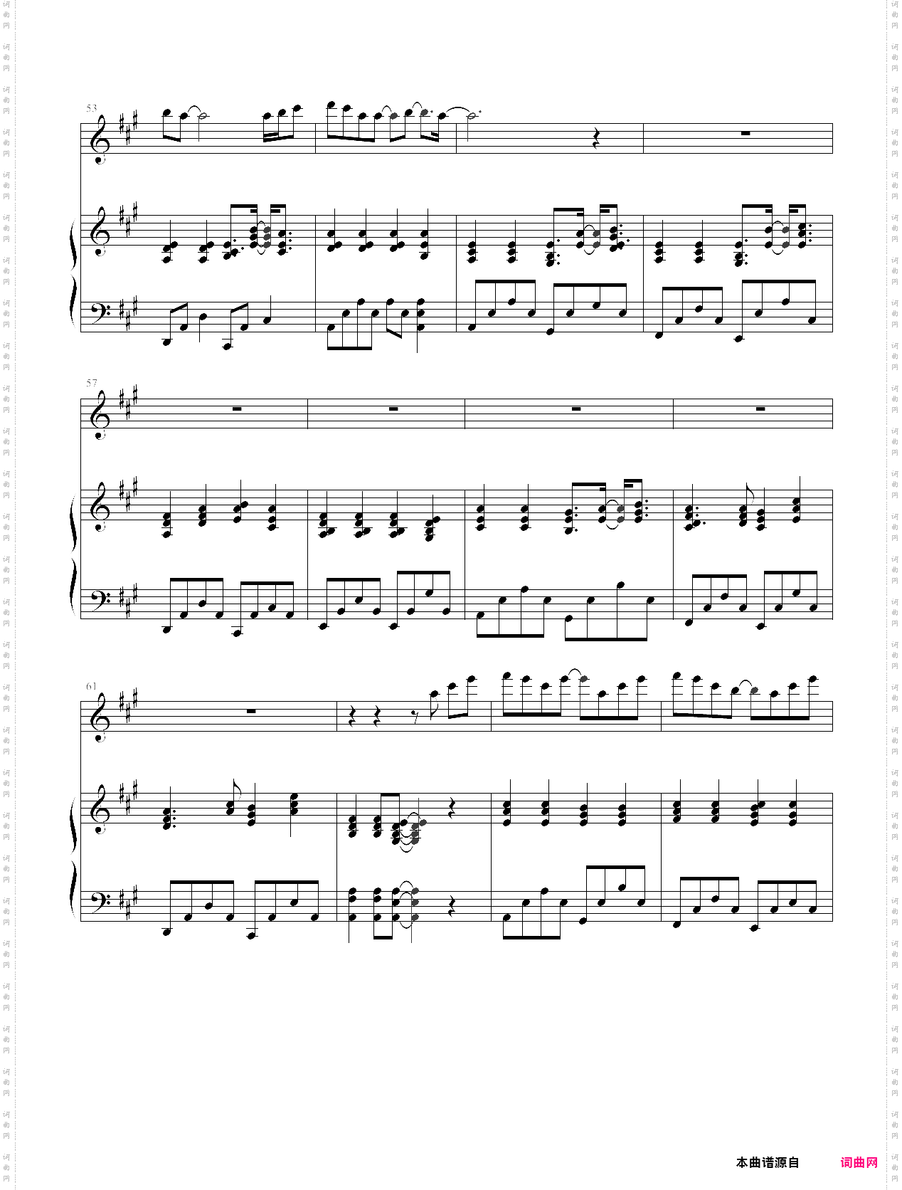 一首简单的歌_a调弹唱版,选自王力宏2004年专辑《心中的日月》