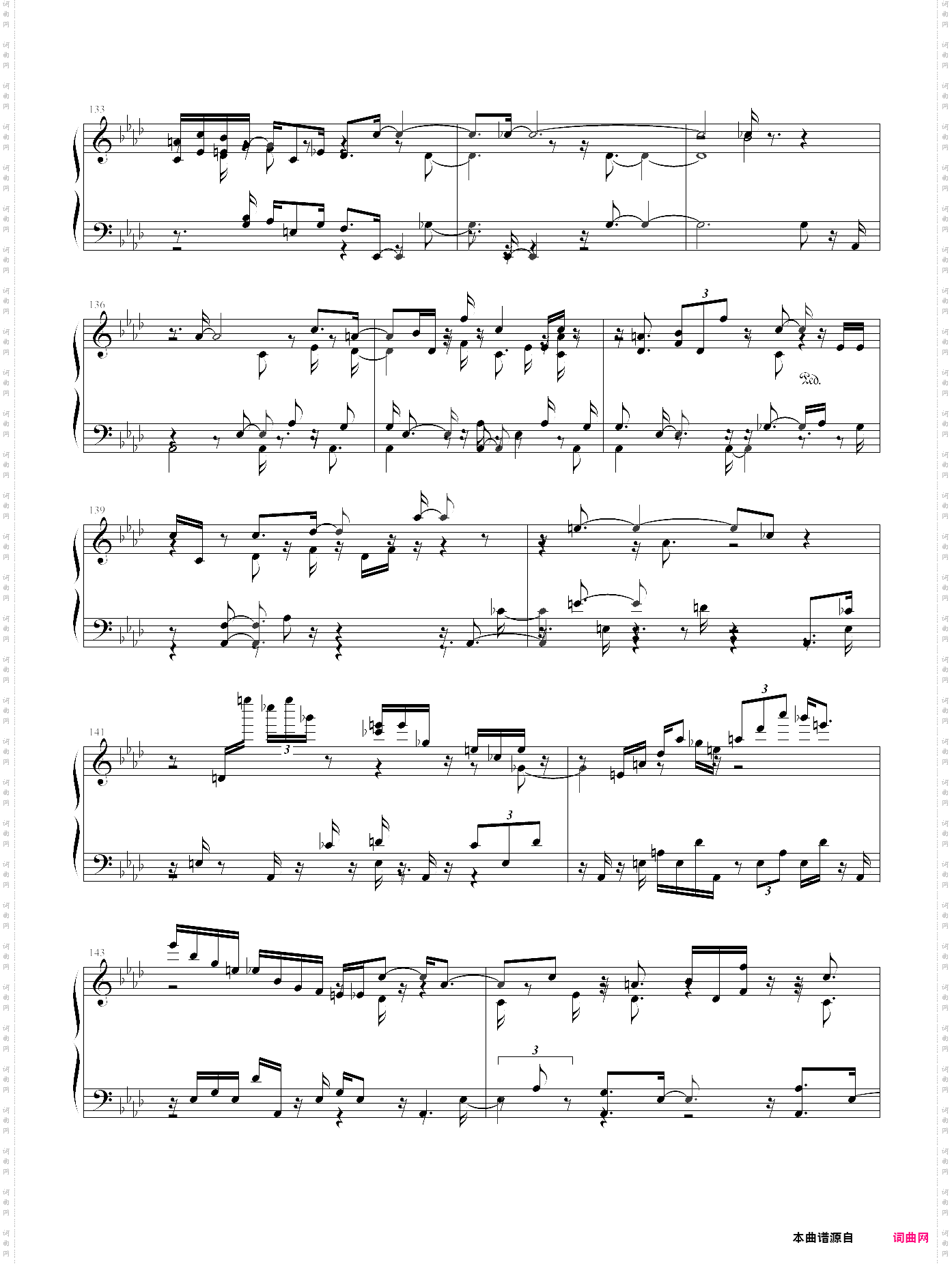 第二首被遗忘的圆舞曲-李斯特