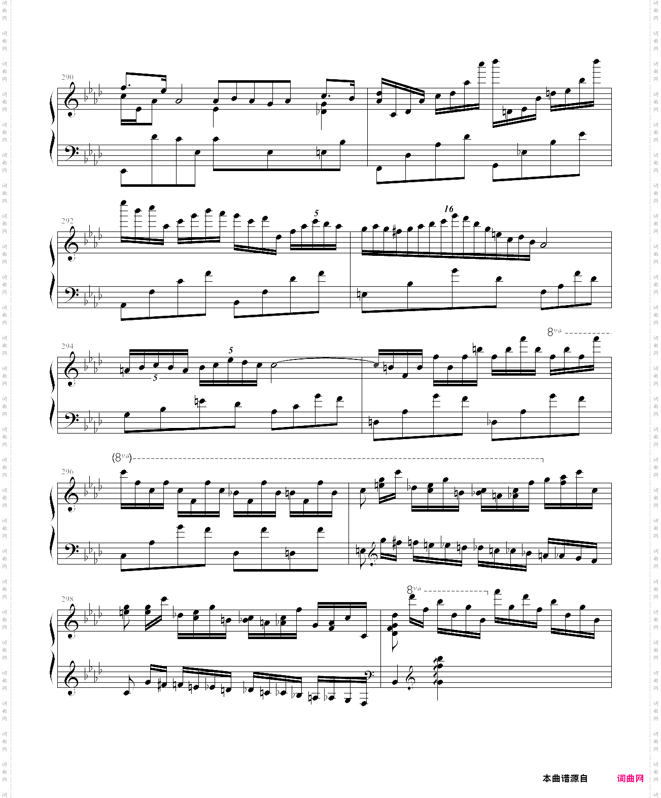 肖邦第二钢琴协奏曲第一乐章