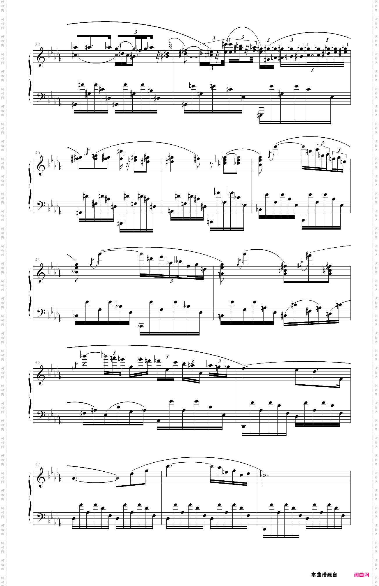 肖邦降d大调夜曲