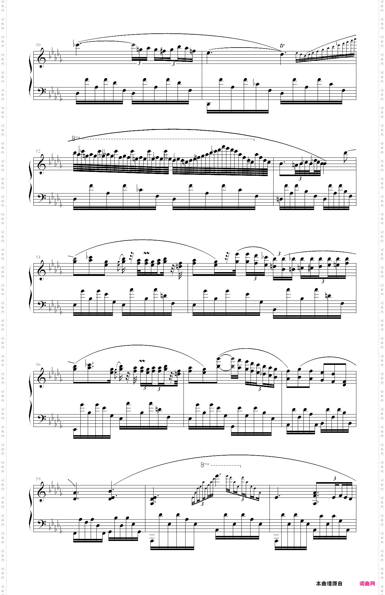 肖邦降d大调夜曲