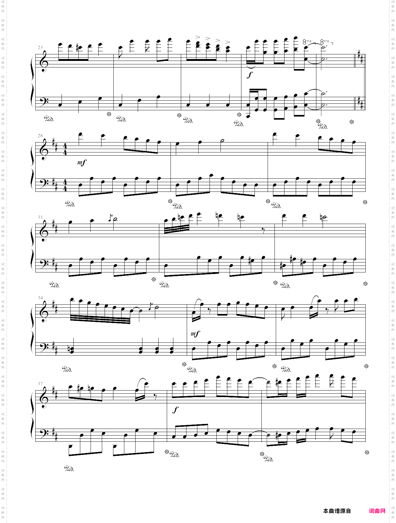 悲伤钢琴曲