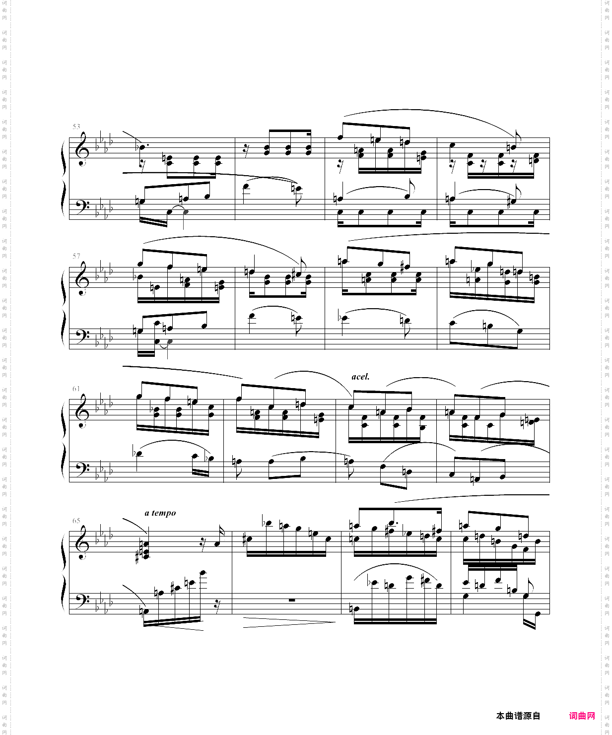夜曲-法雅钢琴小品