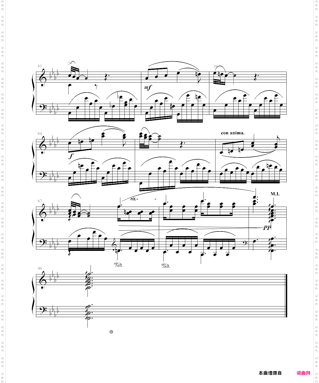 夜曲-法雅钢琴小品