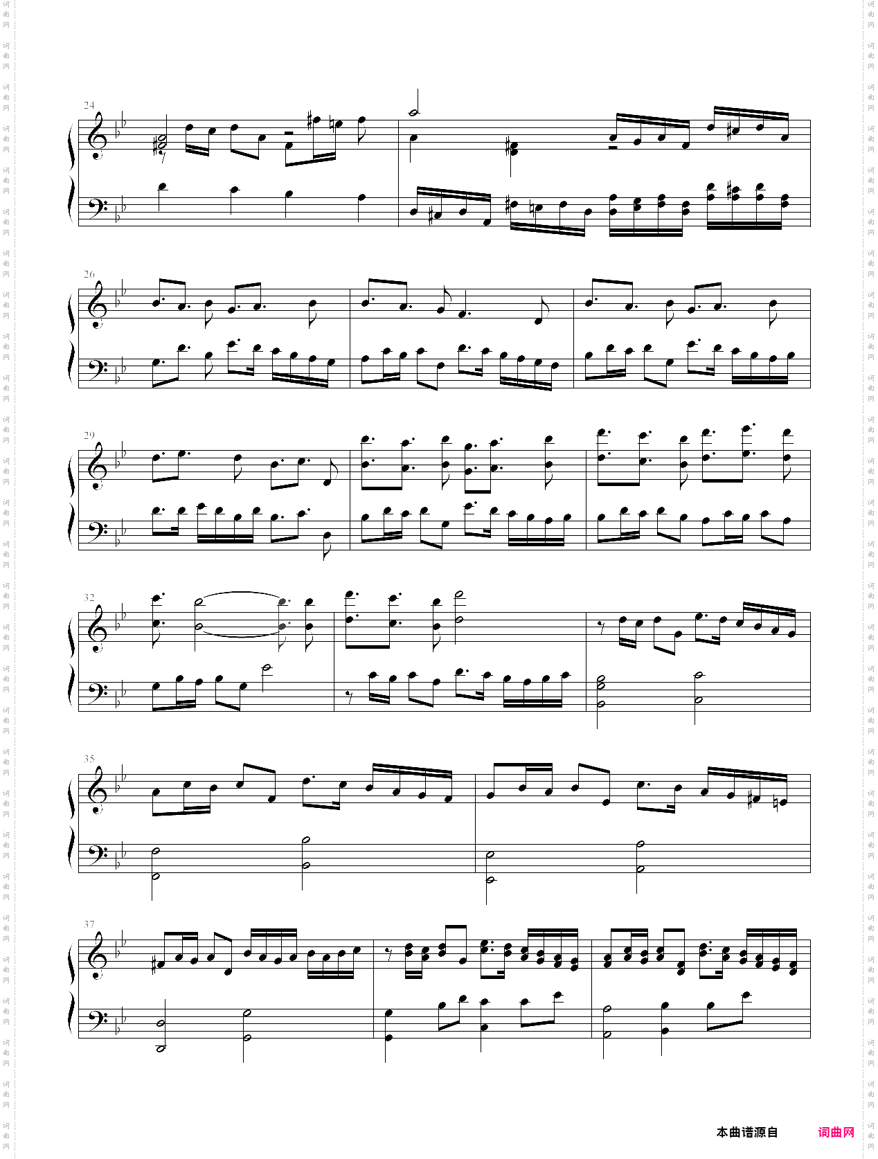 高达seed主题曲《曾经和你在一起》复调钢琴版