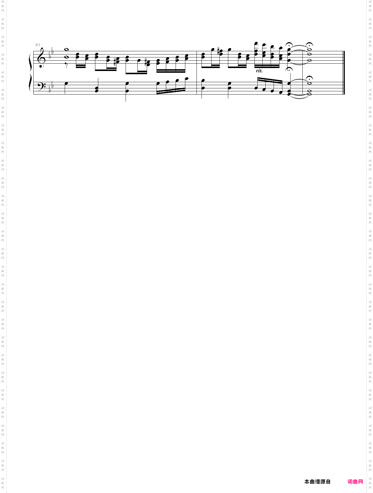 高达seed主题曲《曾经和你在一起》复调钢琴版