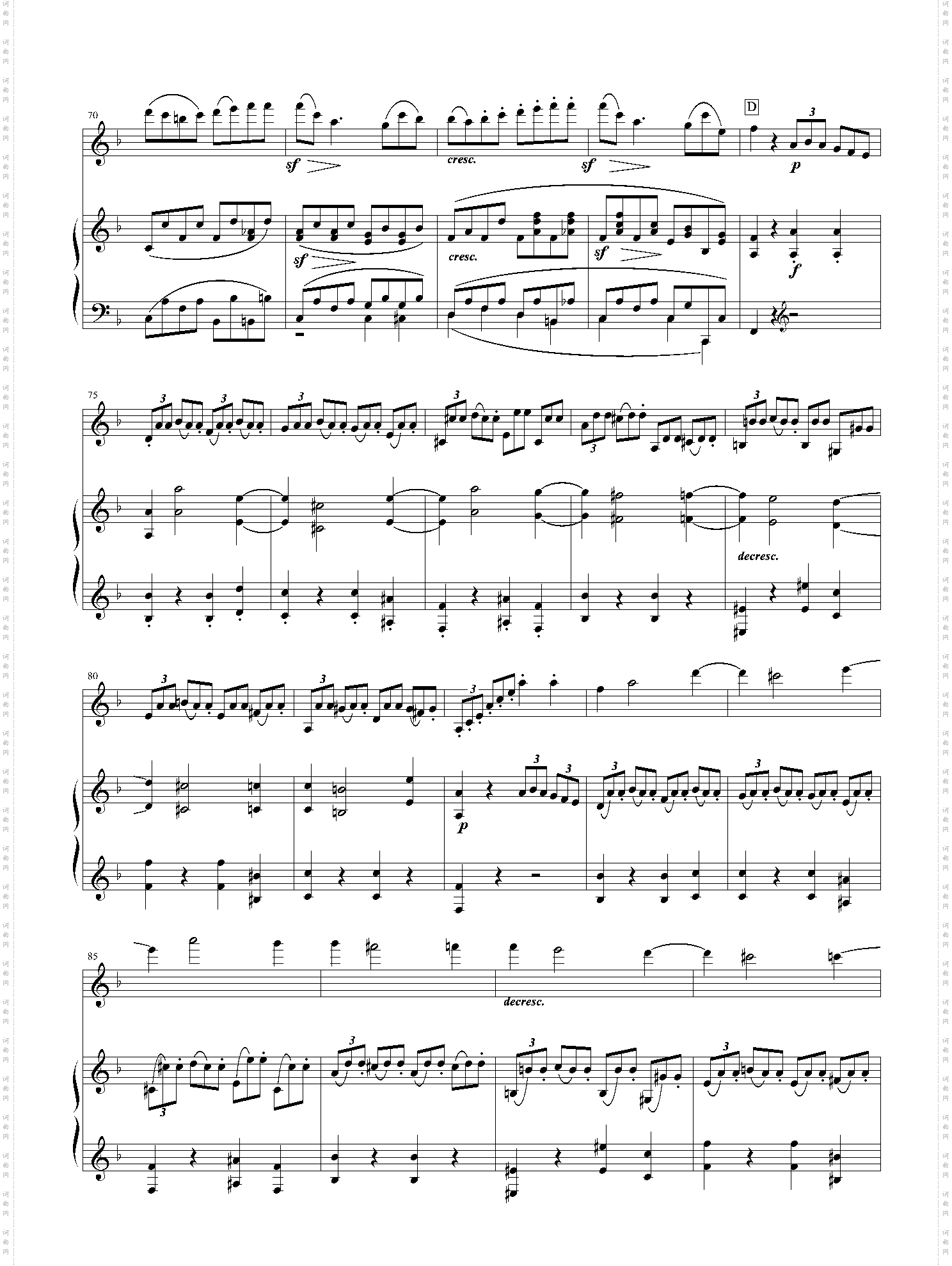 春天奏鸣曲op·24第四乐章贝多芬