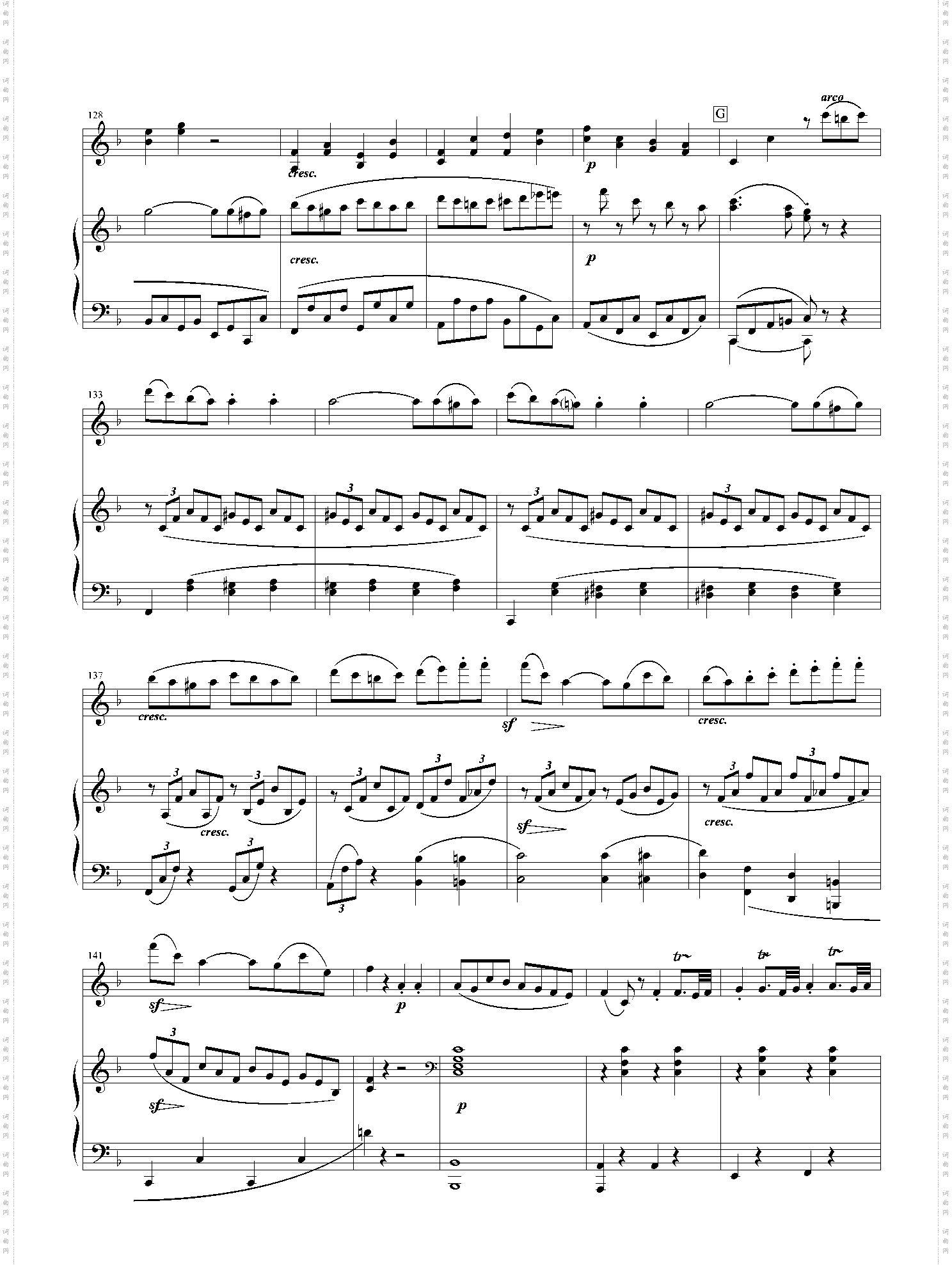 春天奏鸣曲op·24第四乐章贝多芬