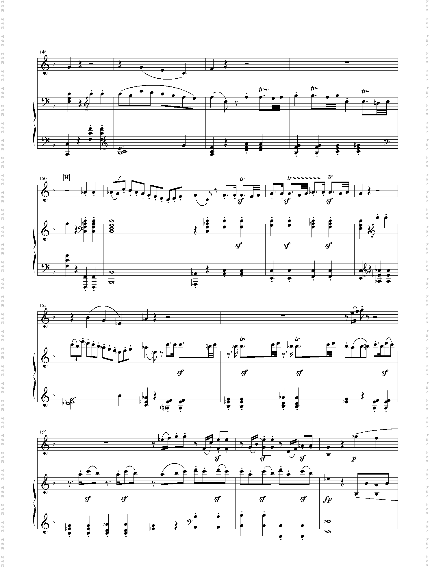 春天奏鸣曲op·24第四乐章贝多芬