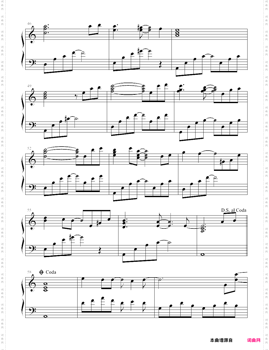 从开始到现在冬季恋歌主题曲，演奏版