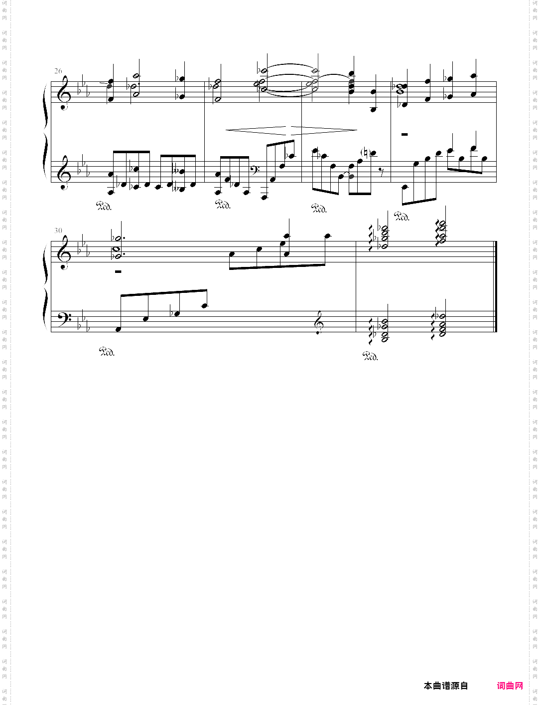 第二钢琴协奏曲第三乐章部份