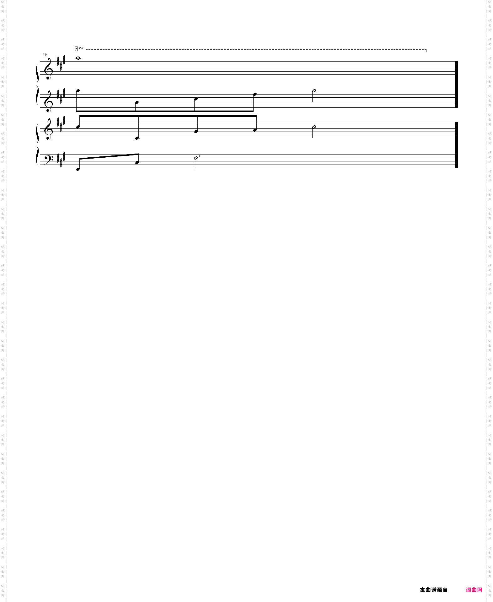 river flows in you_四手联弹