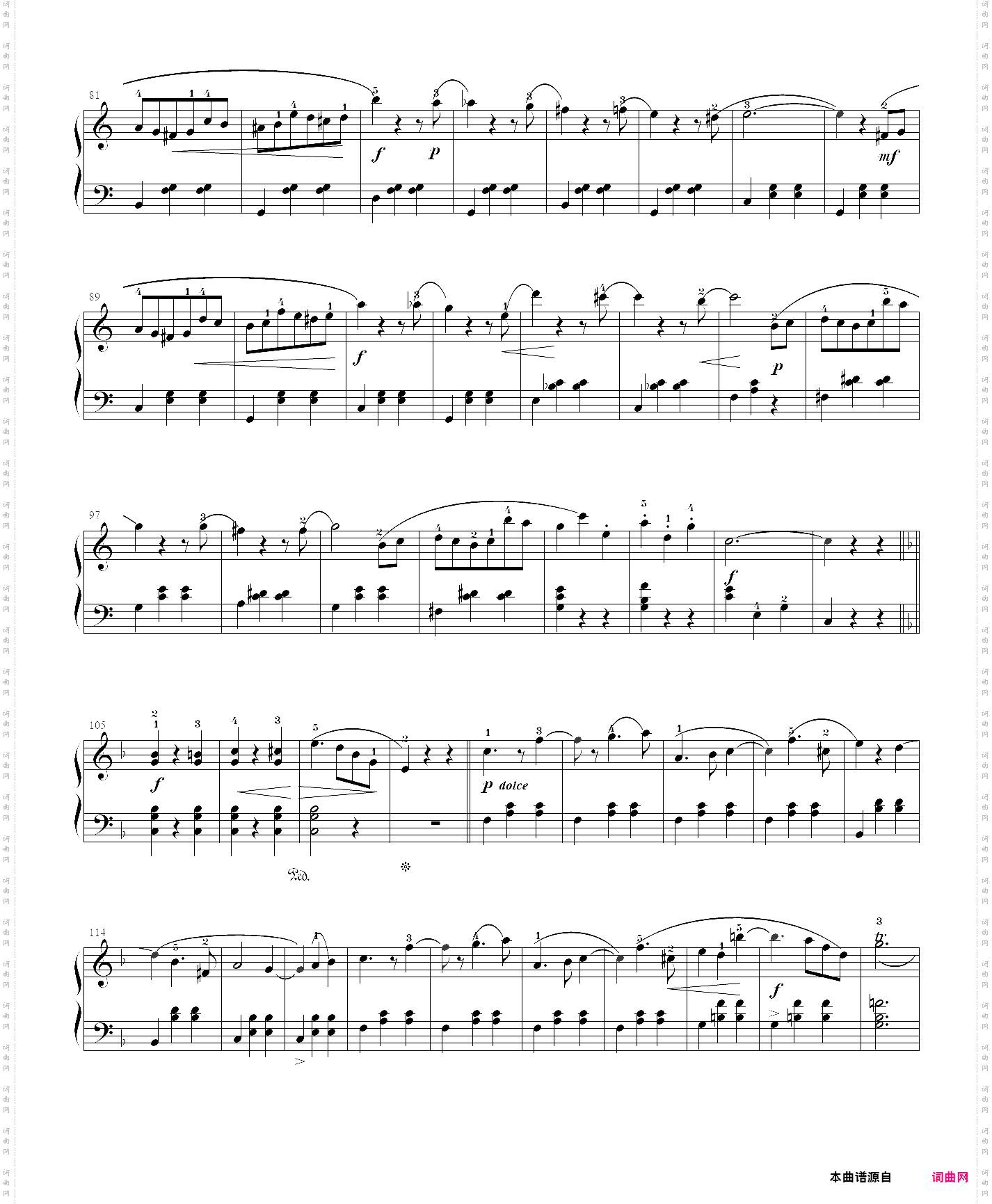 7· 春之声frühlingsstimmen- 约翰·施特劳斯钢琴圆舞曲集