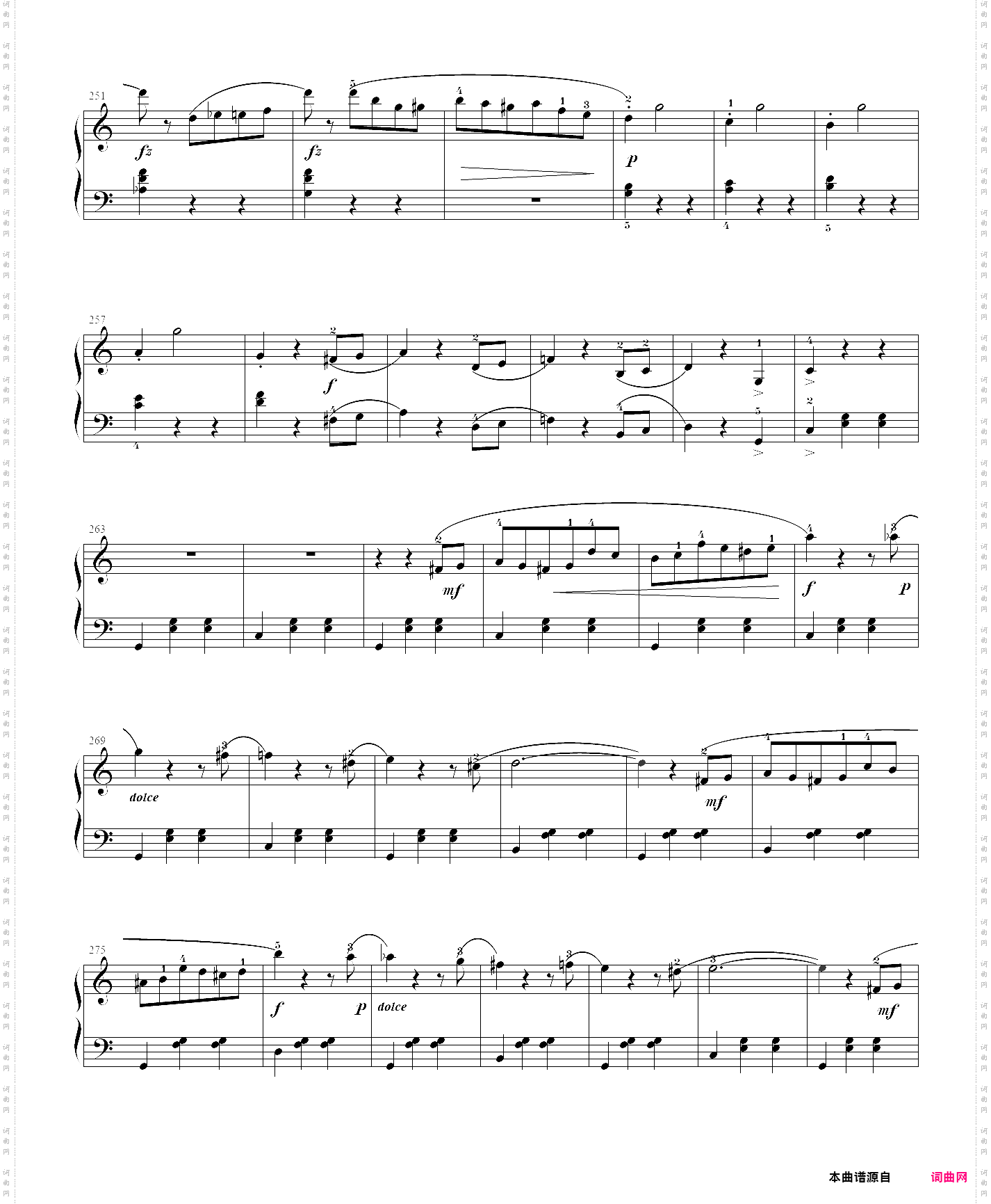 7· 春之声frühlingsstimmen- 约翰·施特劳斯钢琴圆舞曲集