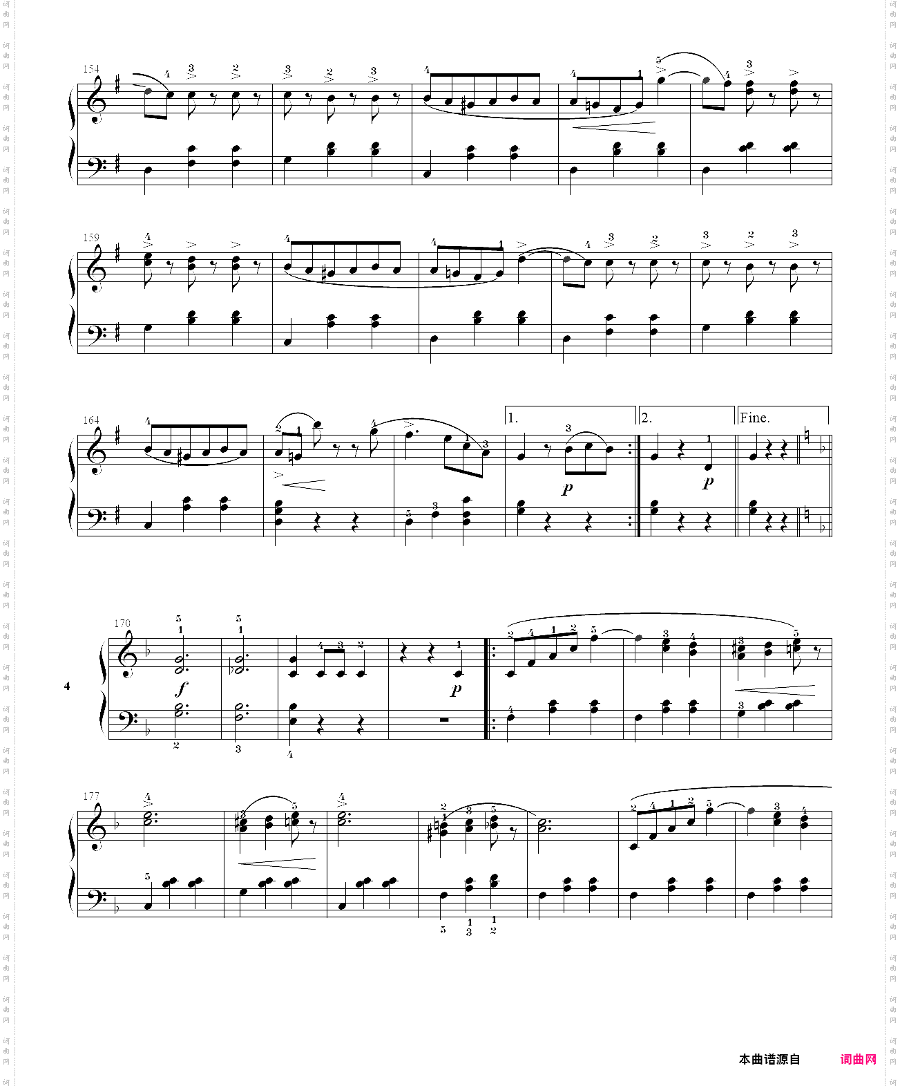 1· 蓝色多瑙河an der sch?nen blauen donau- 约翰·施特劳斯钢琴圆舞曲集