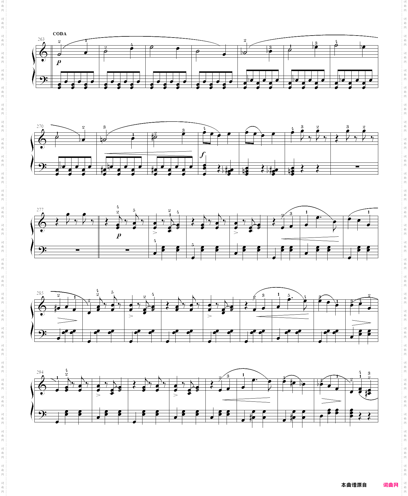 8· 情人圆舞曲schatz-walzer- 约翰·施特劳斯钢琴圆舞曲集