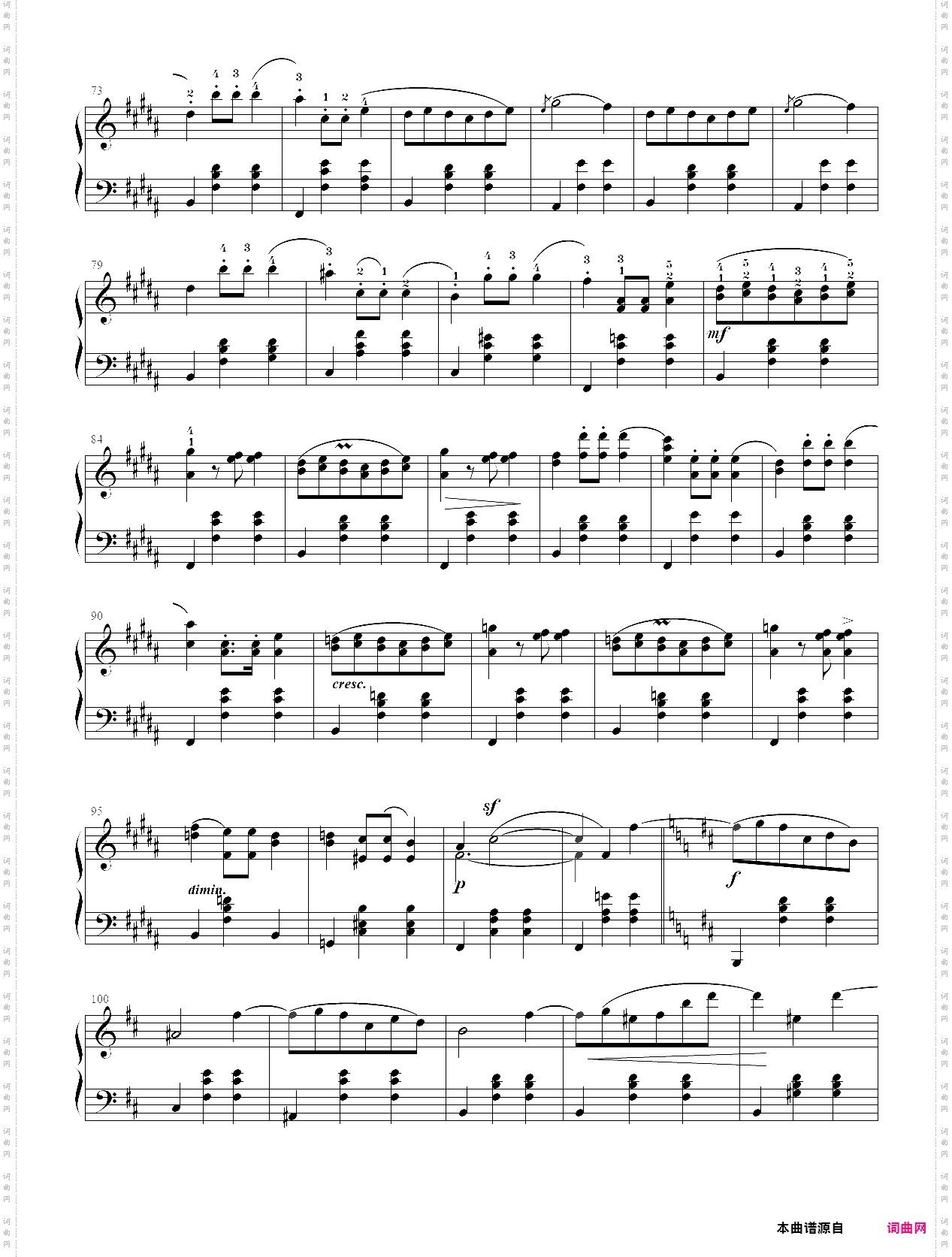 10-2·【d大调】圆舞曲op·69 no·2bis- 肖邦圆舞曲集