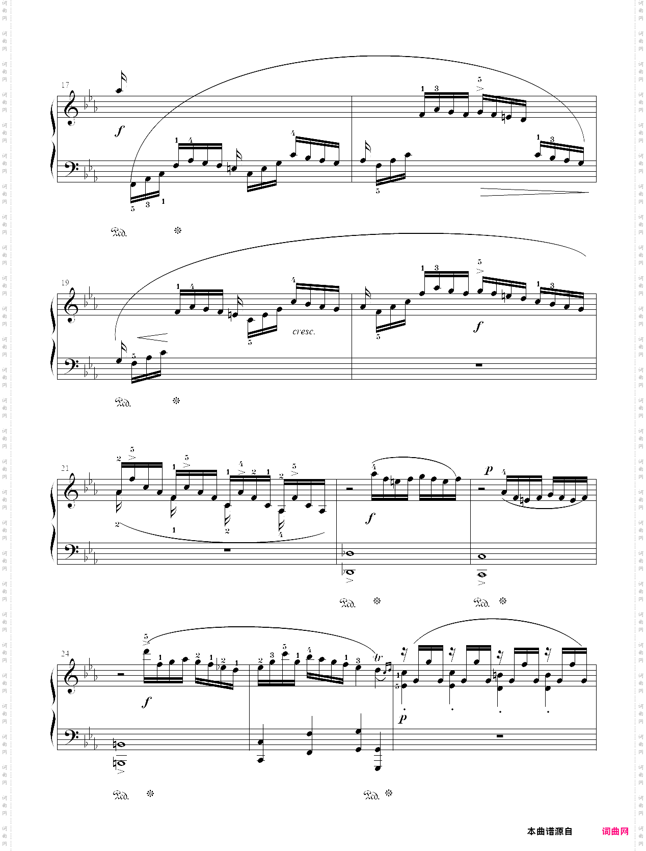 56· 第五级【a项】3·小练习曲 - 中国音乐家协会全国钢琴演奏考级作品集新编第二版