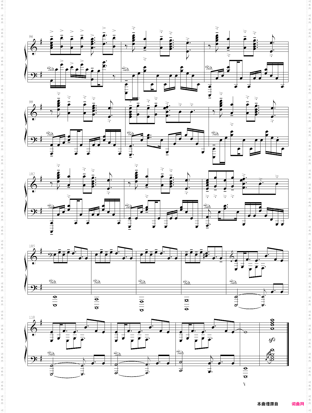 alieza叔原曲谱面精编版