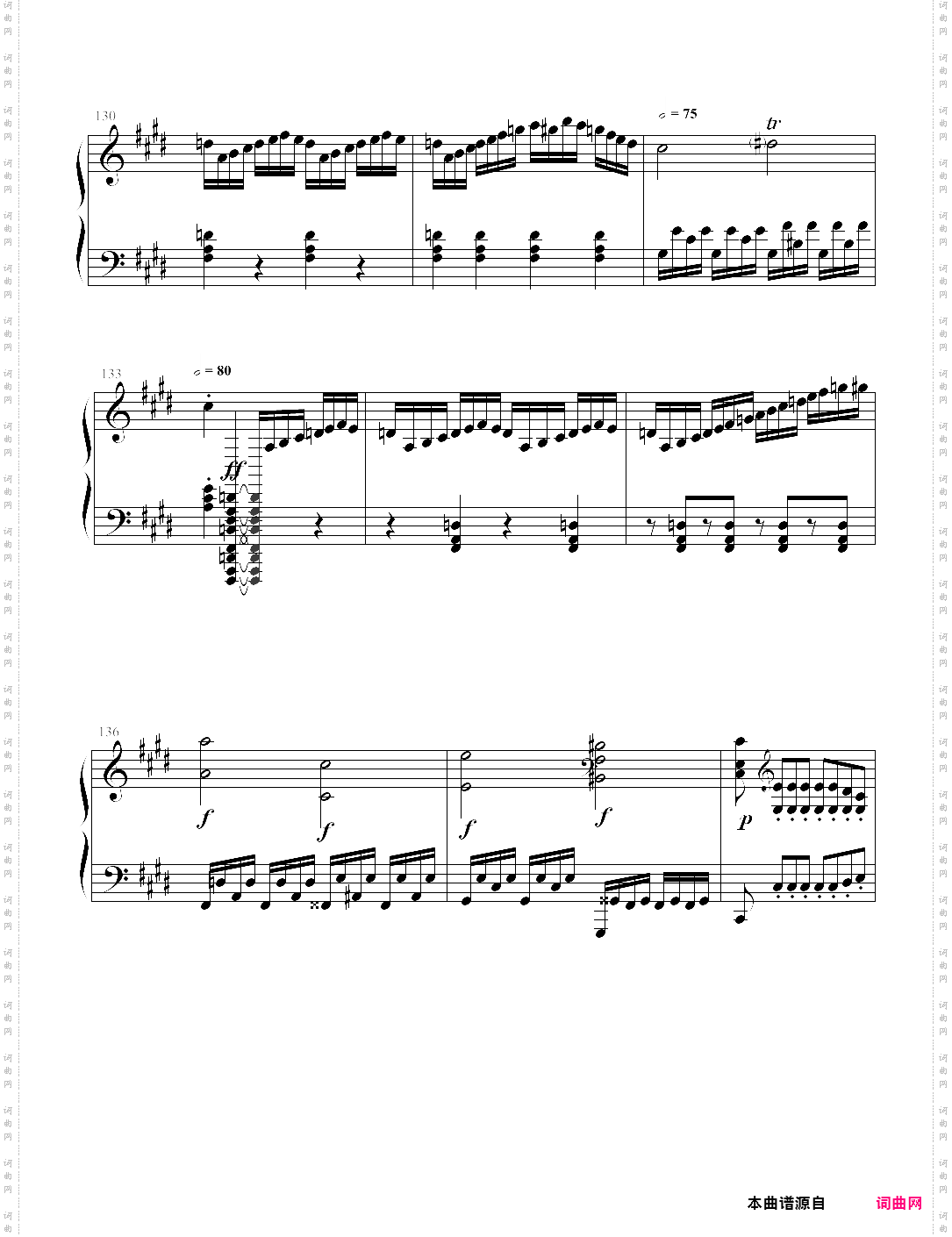 月光奏鸣曲 moonlight sonata第三乐章纯净版