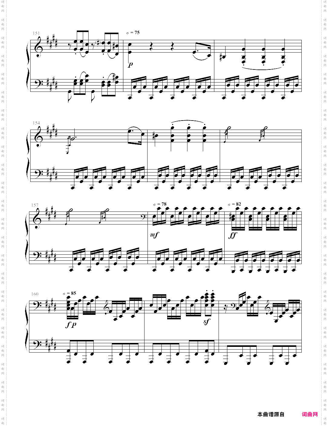 月光奏鸣曲 moonlight sonata第三乐章纯净版