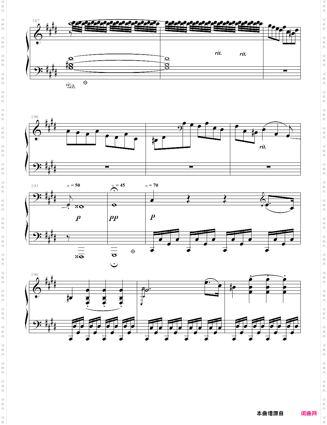 月光奏鸣曲 moonlight sonata第三乐章纯净版