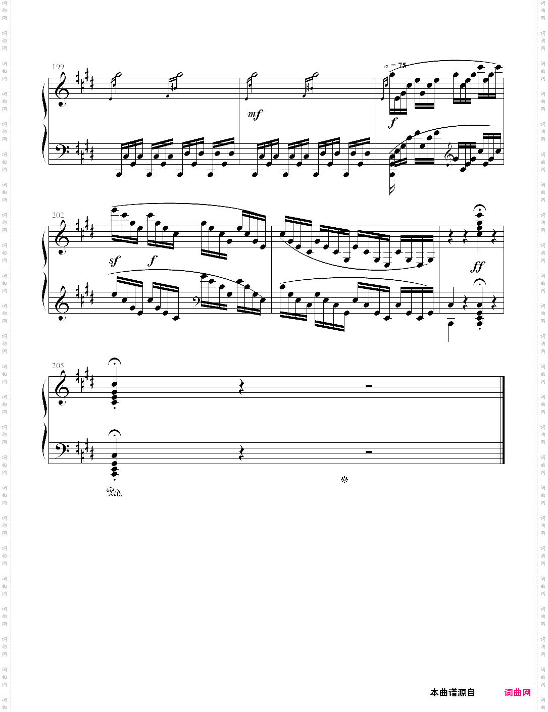 月光奏鸣曲 moonlight sonata第三乐章纯净版