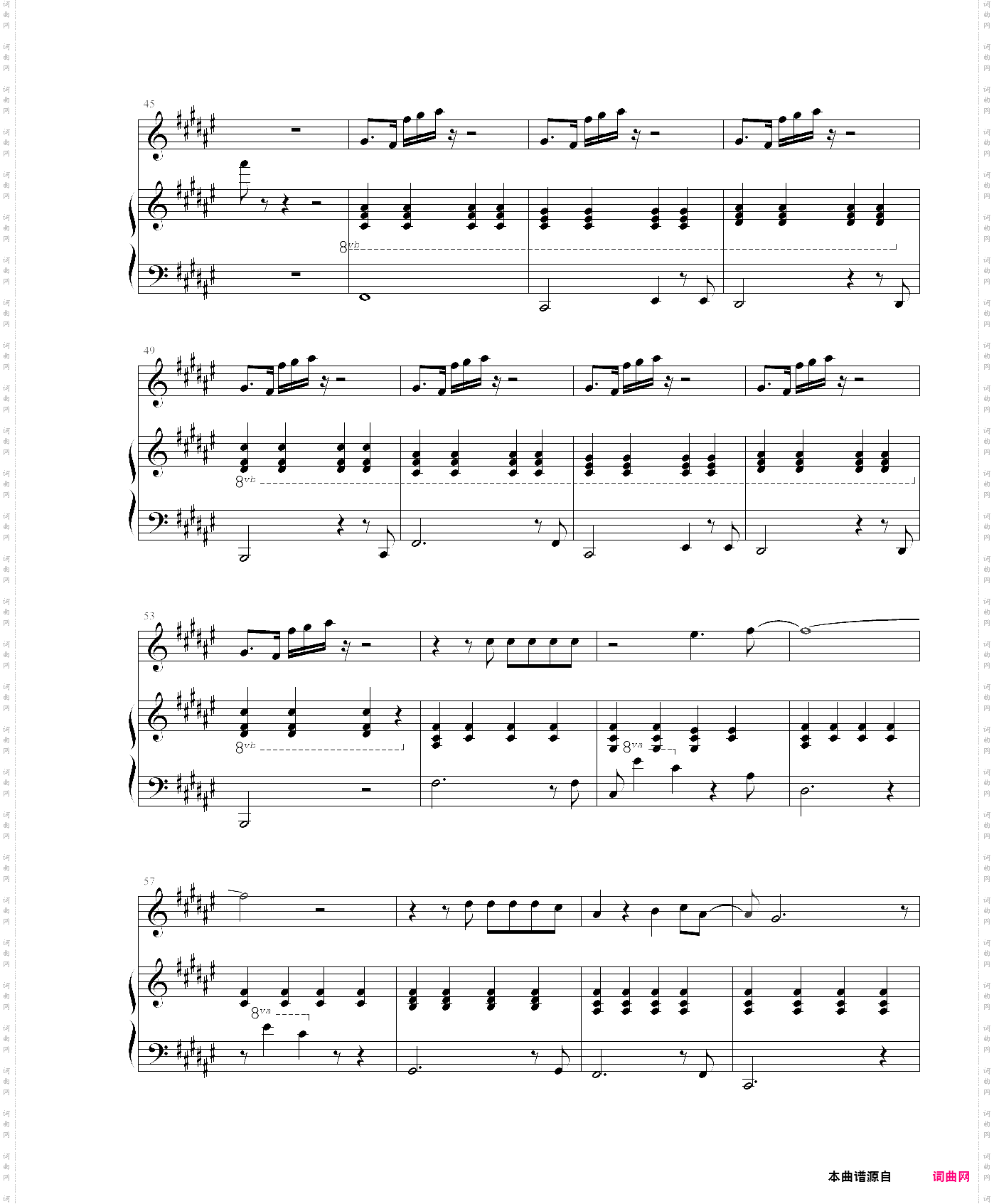 你要相信这不是最后一天 - 华晨宇钢琴弹唱谱