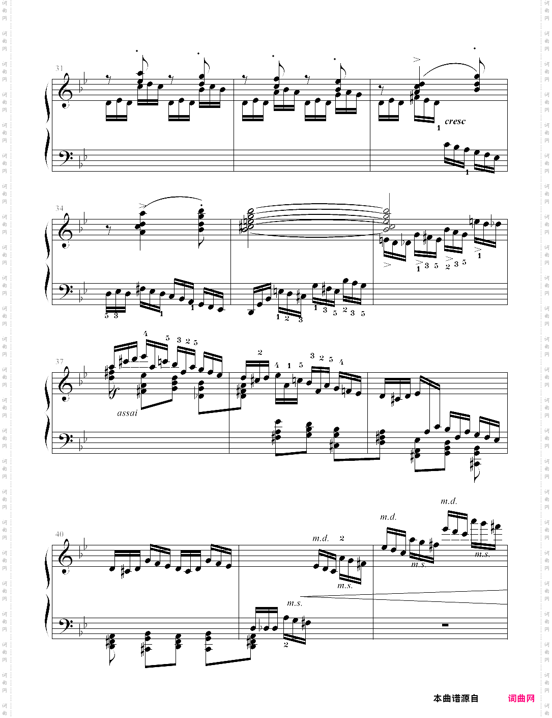 莫里茨·莫什科夫斯基:练习曲2
