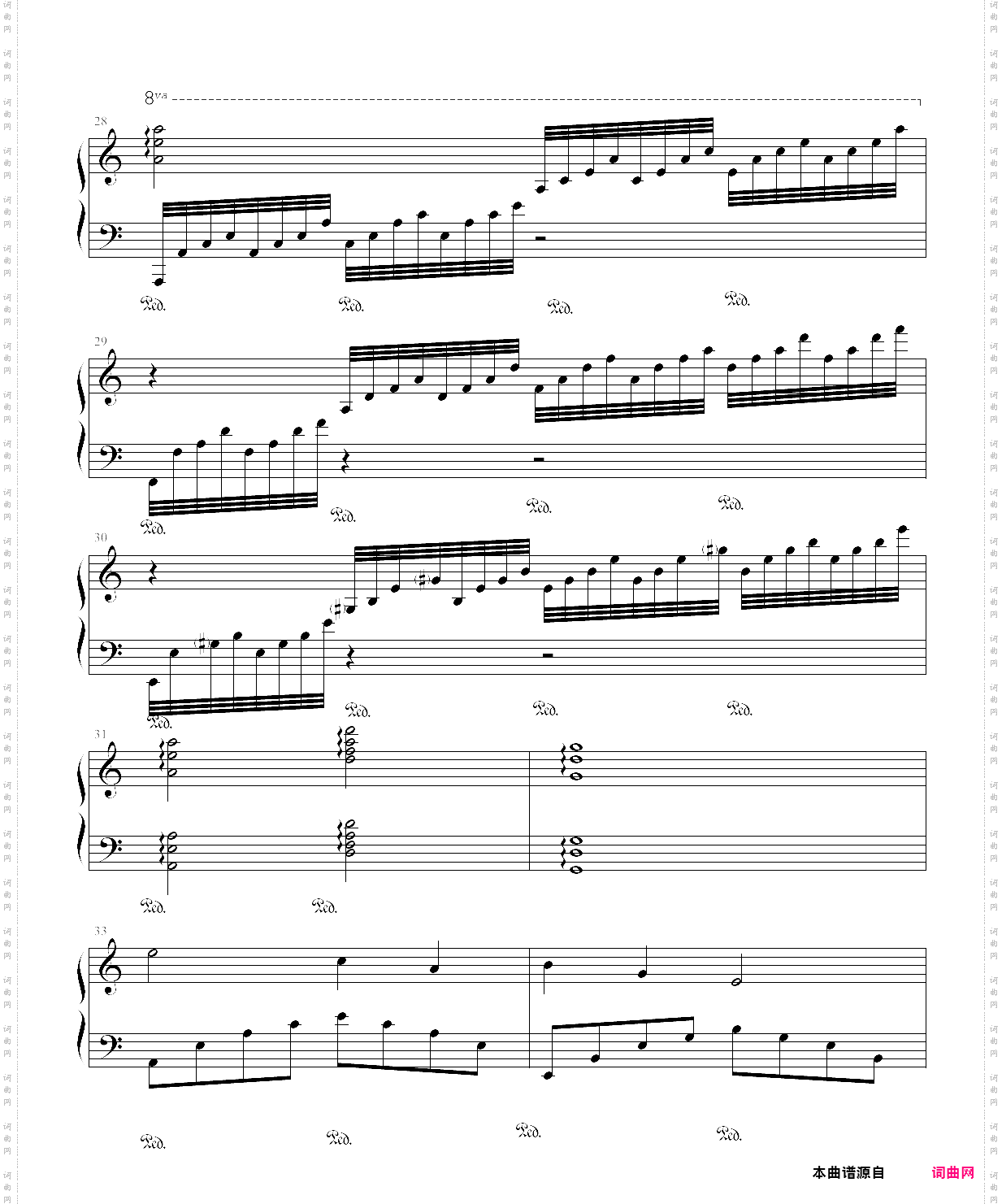 陈情令—无羁_钢琴独奏 力量版