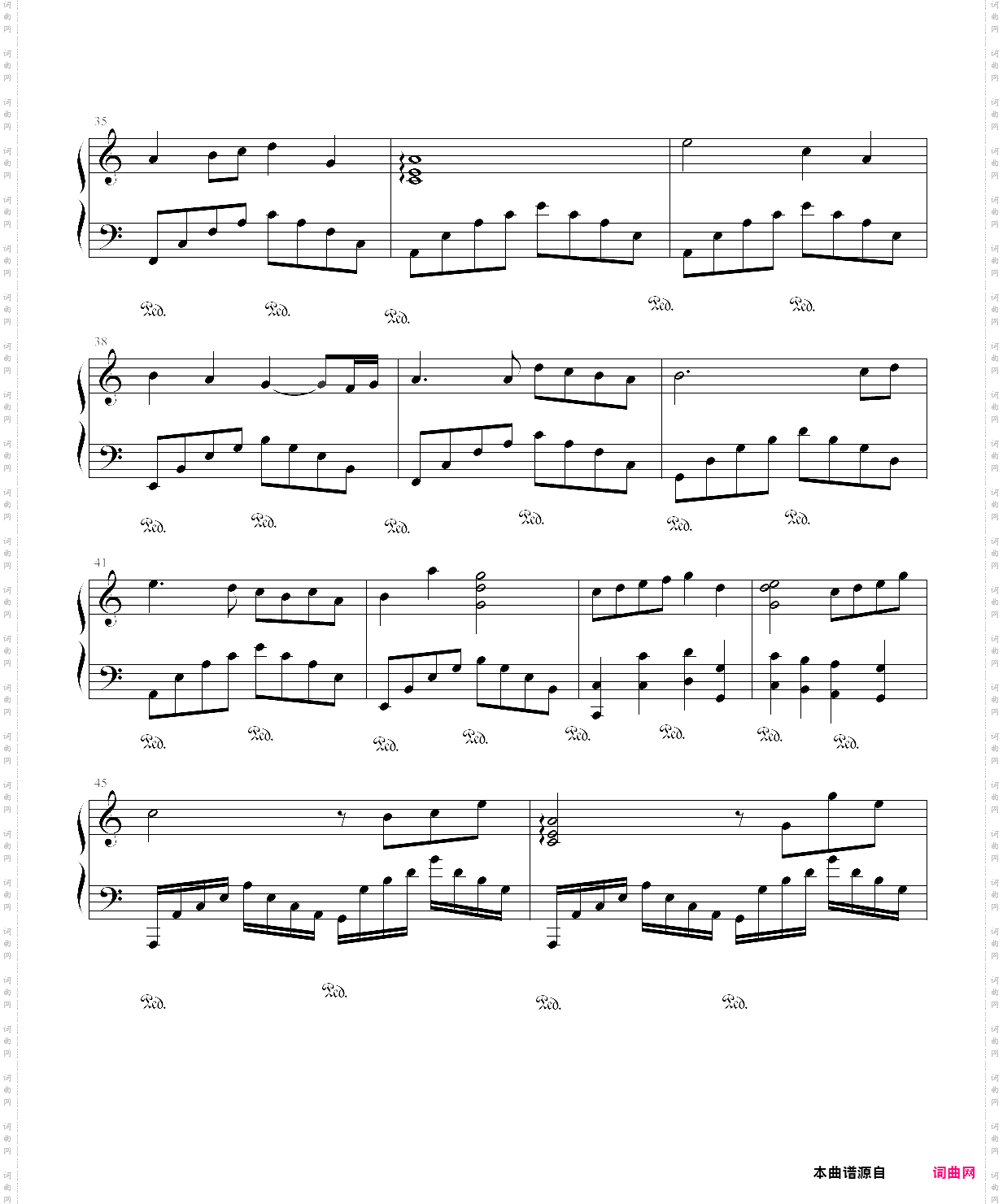 陈情令—无羁_钢琴独奏 力量版