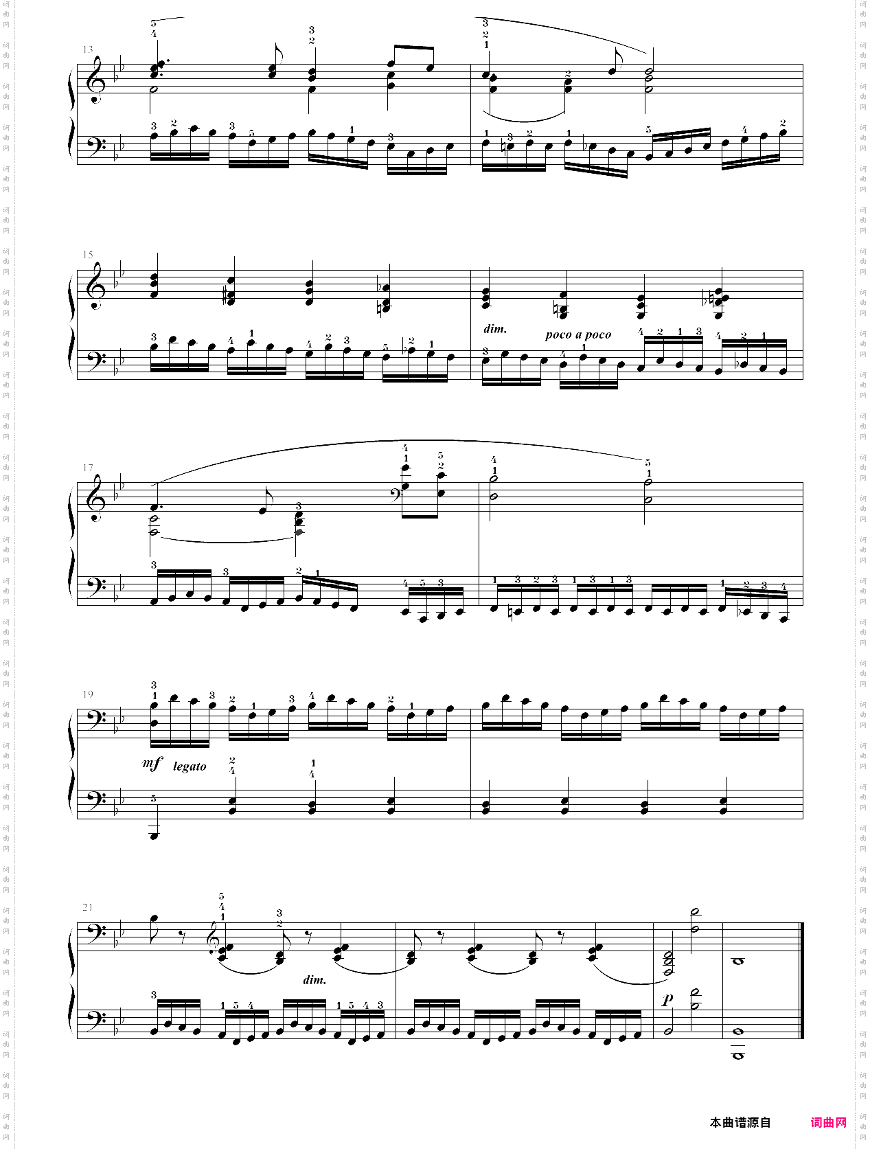 19·高师钢基四练习曲p58-高等师范院校试用教材 钢琴基础教程修订版