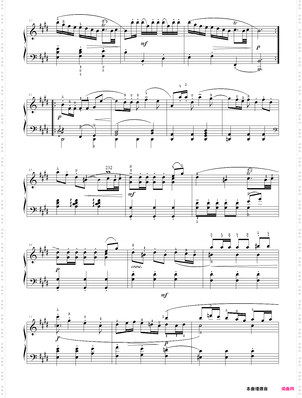 18·高师钢基四奏鸣曲p54-高等师范院校试用教材 钢琴基础教程修订版