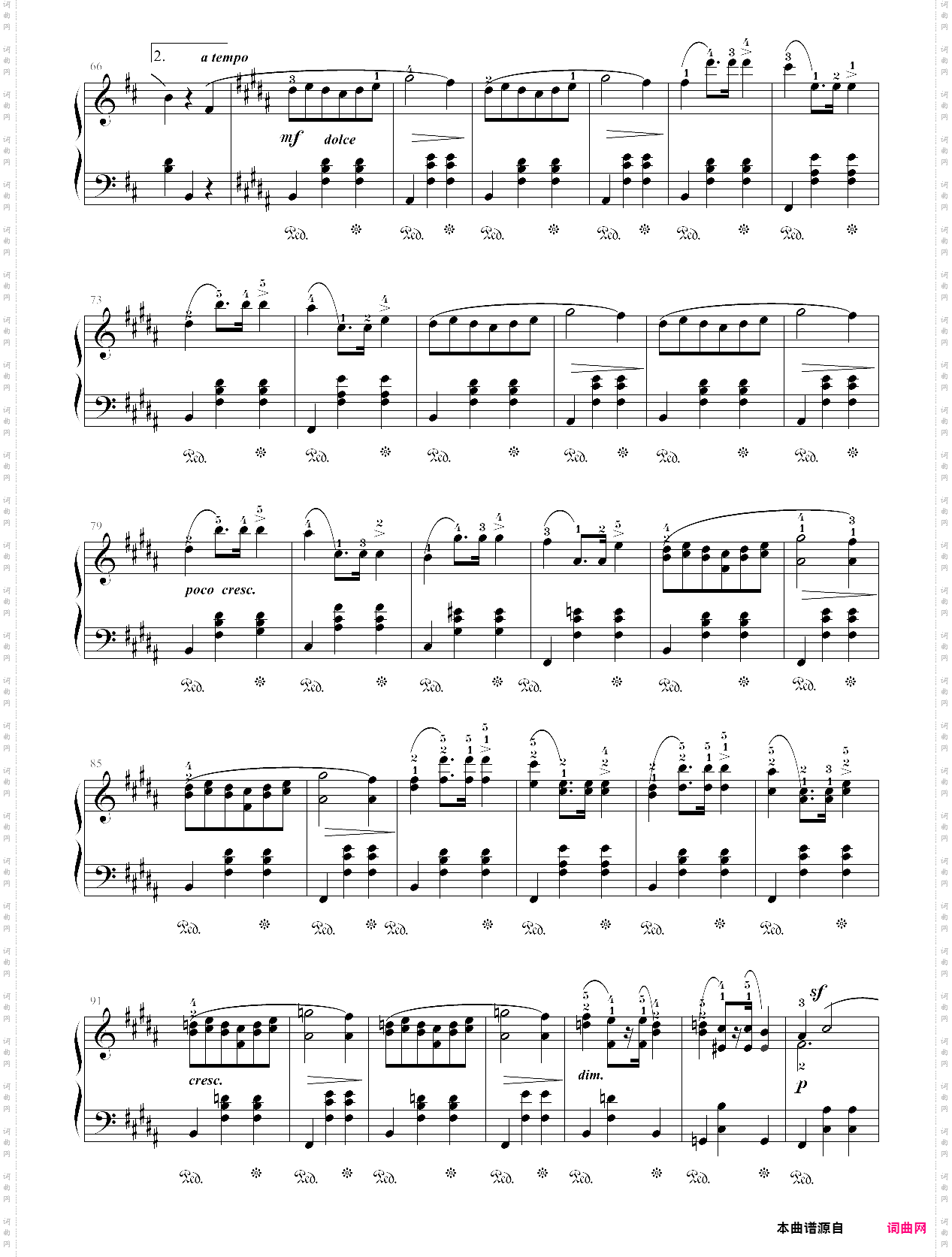 09·高师钢基四圆舞曲-高等师范院校试用教材 钢琴基础教程修订版
