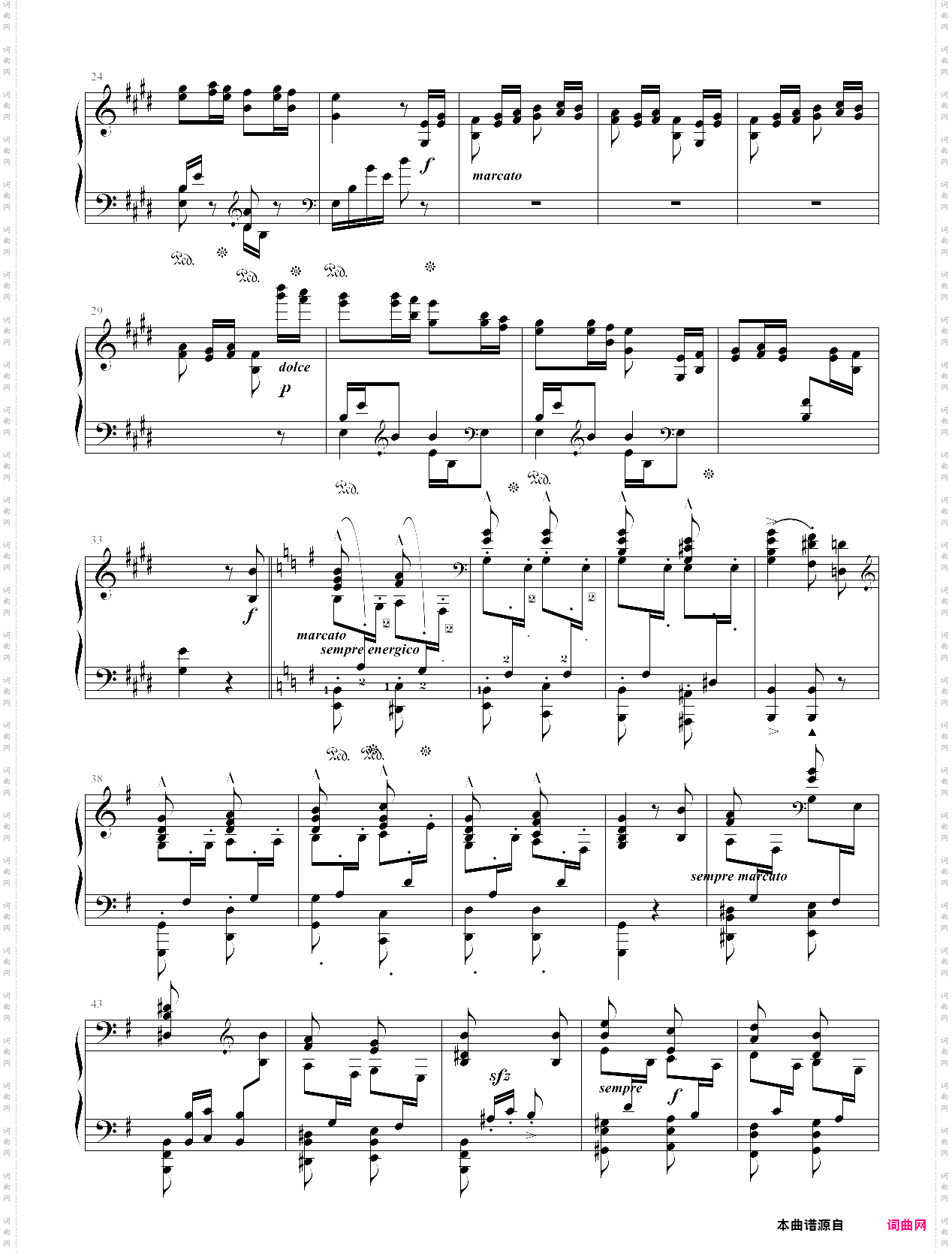 29·第十级狩猎乐曲01-上海音乐学院社会钢琴考级曲集2020版