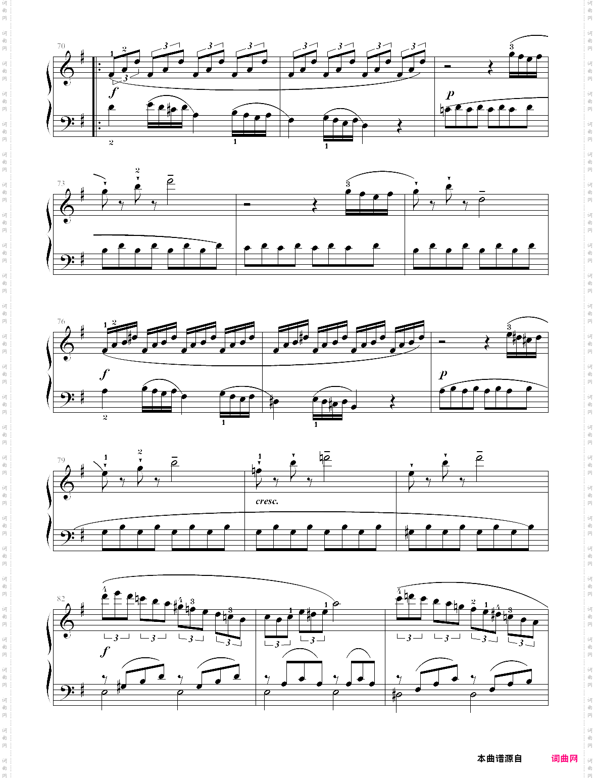 25·第八级g大调奏鸣曲乐曲03-上海音乐学院社会钢琴考级曲集2020版
