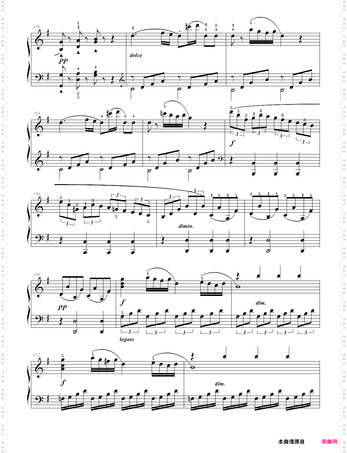 25·第八级g大调奏鸣曲乐曲03-上海音乐学院社会钢琴考级曲集2020版