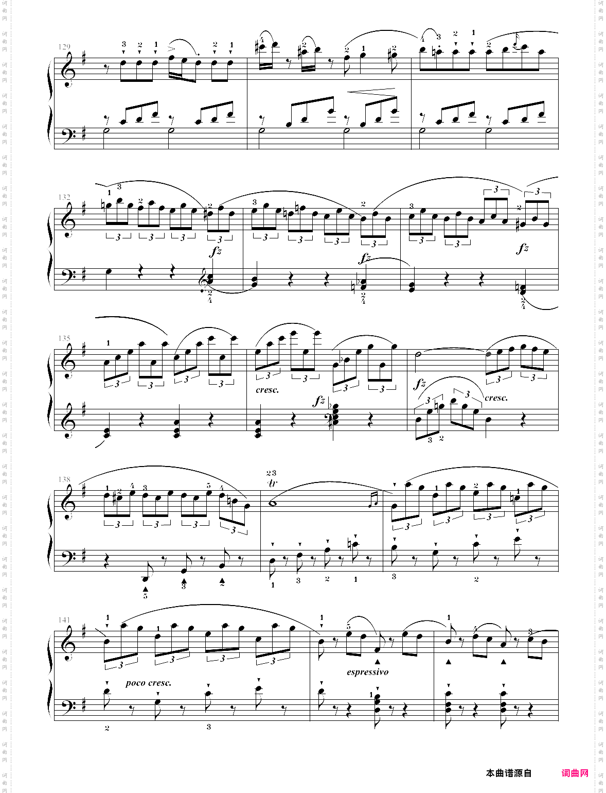 25·第八级g大调奏鸣曲乐曲03-上海音乐学院社会钢琴考级曲集2020版