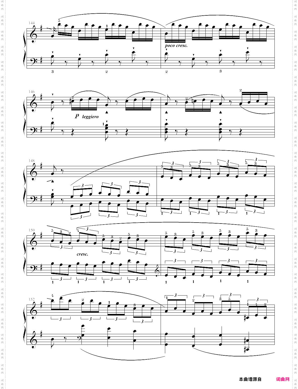 25·第八级g大调奏鸣曲乐曲03-上海音乐学院社会钢琴考级曲集2020版