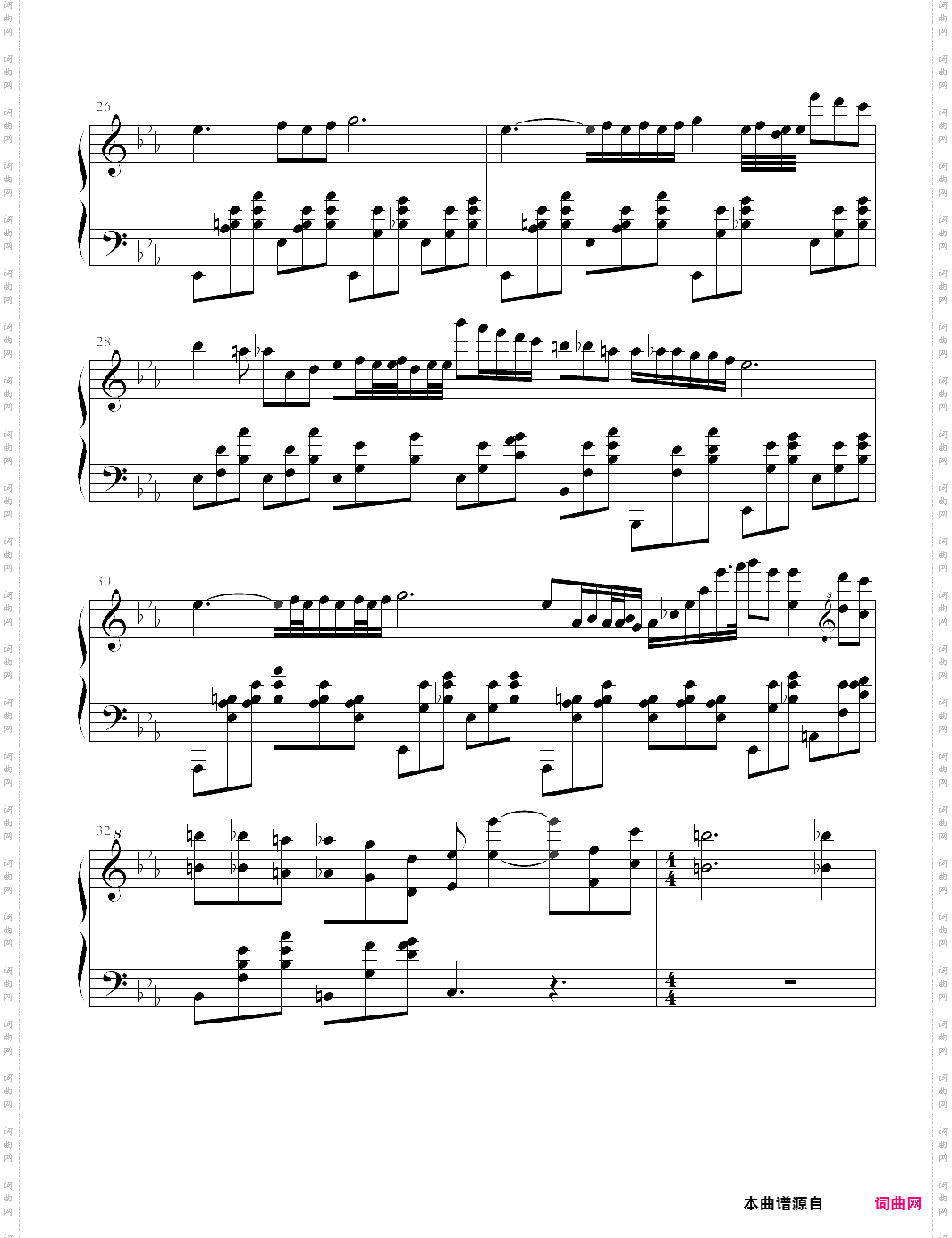 降e大调夜曲