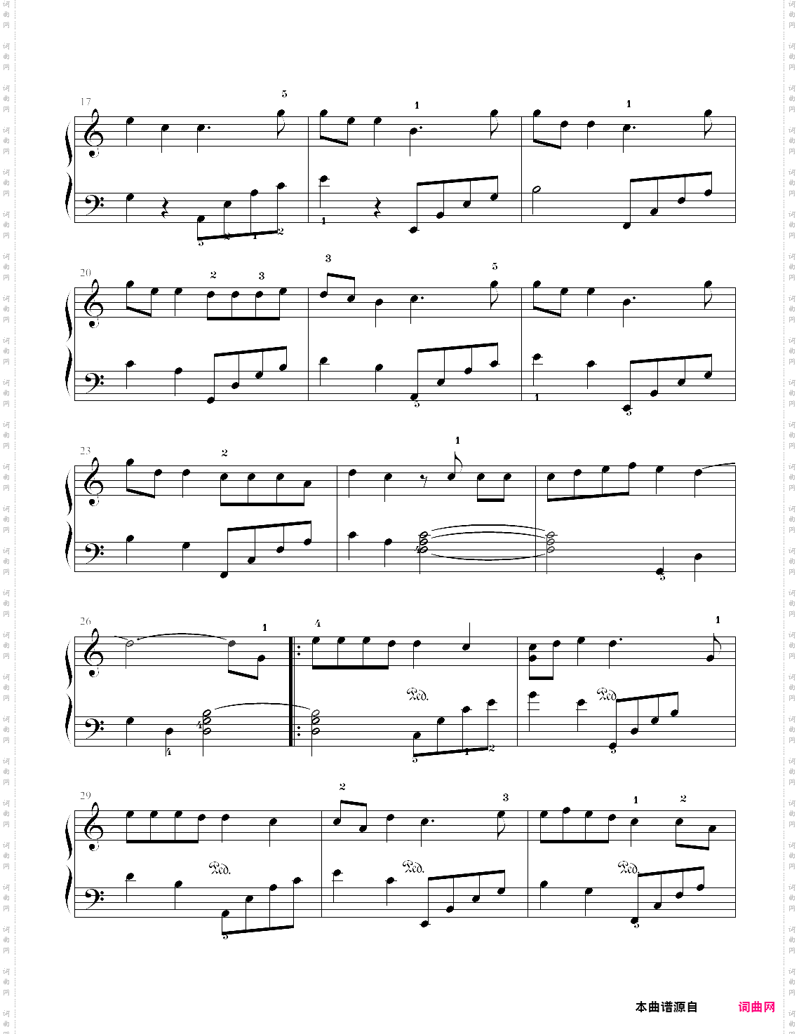 《一首歌的时间》初学者版本