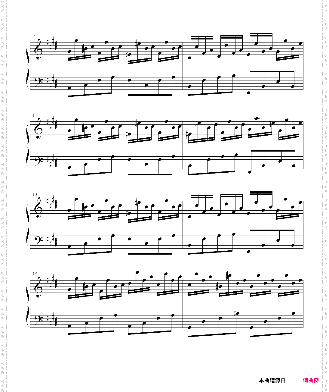 【钢琴块 2 等级歌曲】127· 幻想即兴曲