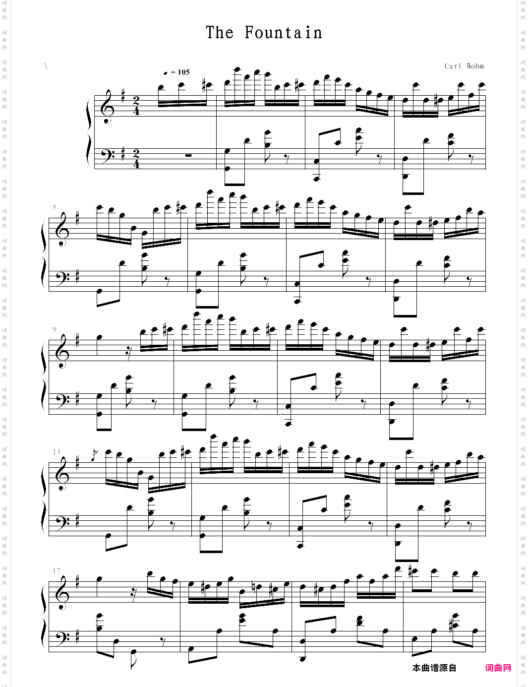 【钢琴块 2 等级歌曲】64 喷泉