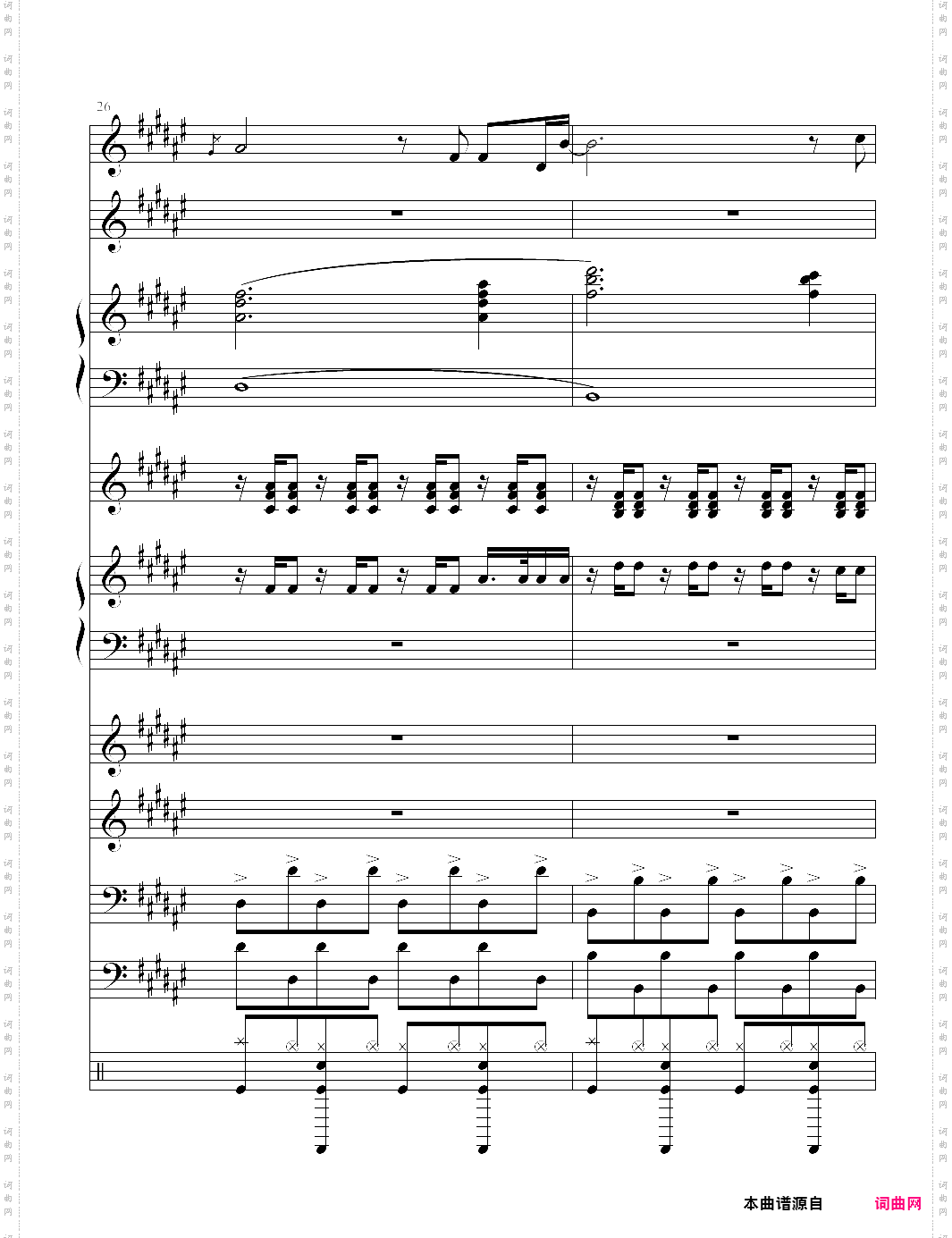 faded 多声部 完全版