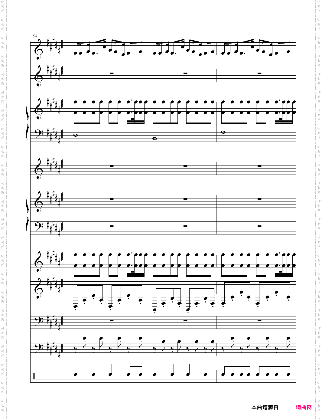 faded 多声部 完全版