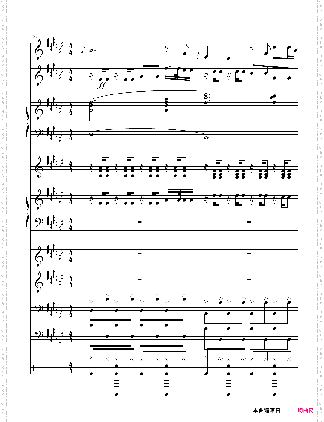 faded 多声部 完全版