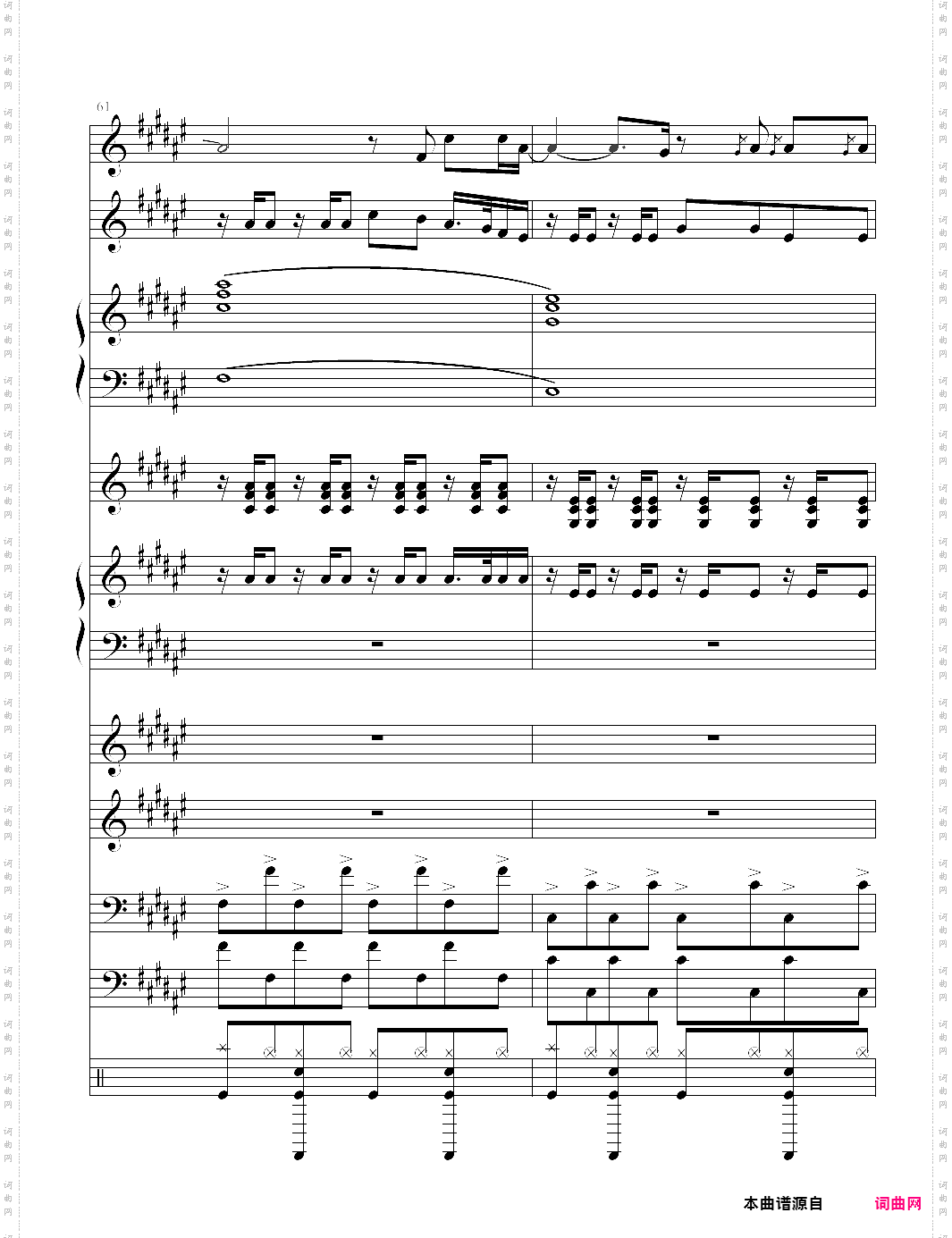 faded 多声部 完全版